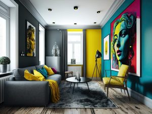 Vibrant Letter Forms Creating Harmonious Alphabets Themes for Modern Kids’ Interiors